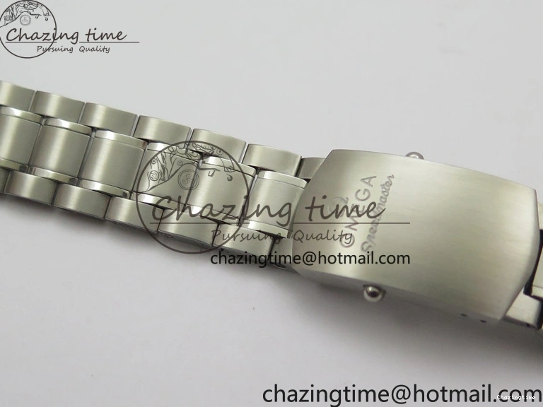 0507 Elegant Speedmaster Racing Master SS HRF 1:1 Best Edition White Dial on SS Bracelet A 7864